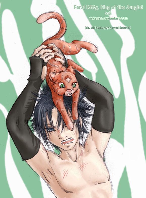 Pretty kitty and Sasukitten